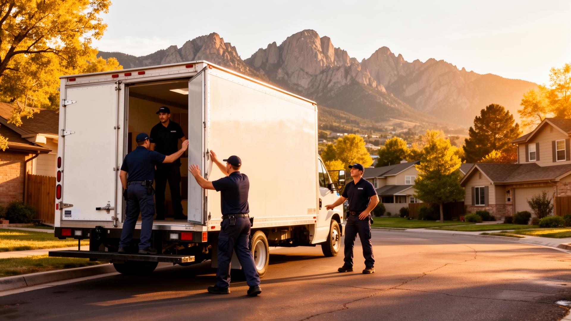 777 Denver Movers crew loading a truck